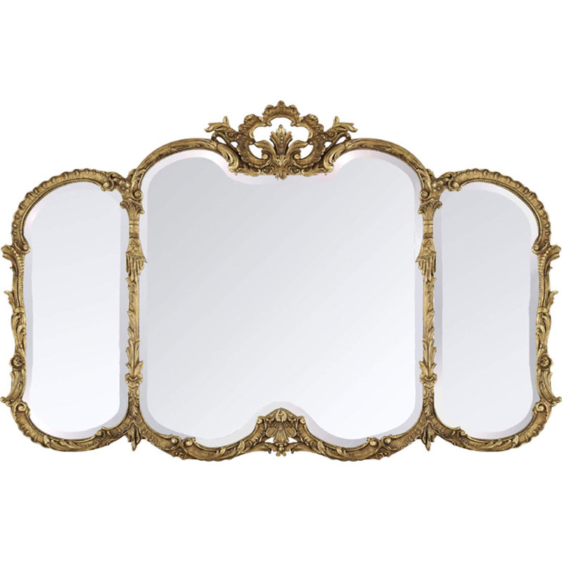 Miroir accent biseauté traditionnel The Derby House, 45 po x 60 po