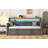 Upholstered Daybed With Trundle And Charging Station-274180008