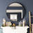 Lansing Stainless Steel Round Mirror-929006714