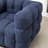Ashyiah 38" Wide Tufted Swivel Chair with Square Arm-83101709