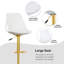 Modern Bar Stools Set Of 2, Adjustable Counter Height Bar Stools With Back For Kitchen & Bar-835065327