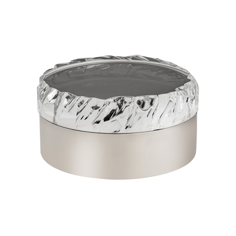 Boîte Caroline - Nickel rond poli