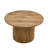A Modern Circular Coffee Table With A Diameter Of 27.5 Inches Interprets Home Aesthetics And Practicality. MDF Material,Cylindrical Table Leg Design.Becoming The Visual Focal Point Of Home Decoration.