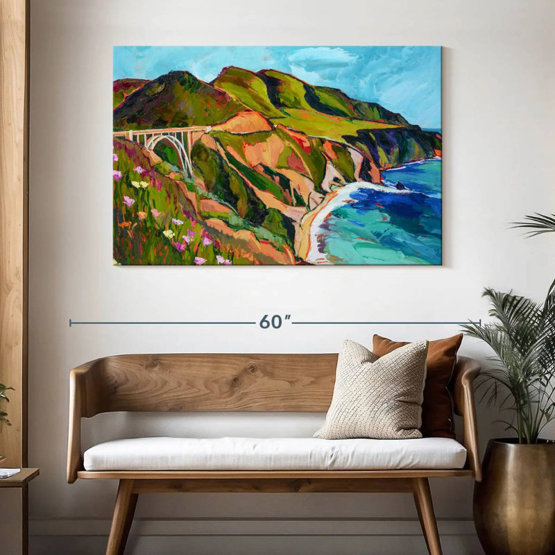 California Road, 32" H x 48" W