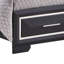 Très grand lit gris G01600B-KB-1263502661