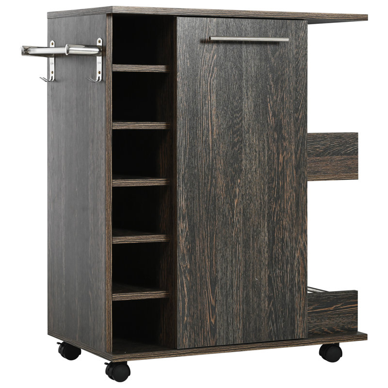 Alyre Wood Kitchen Cart, Brown