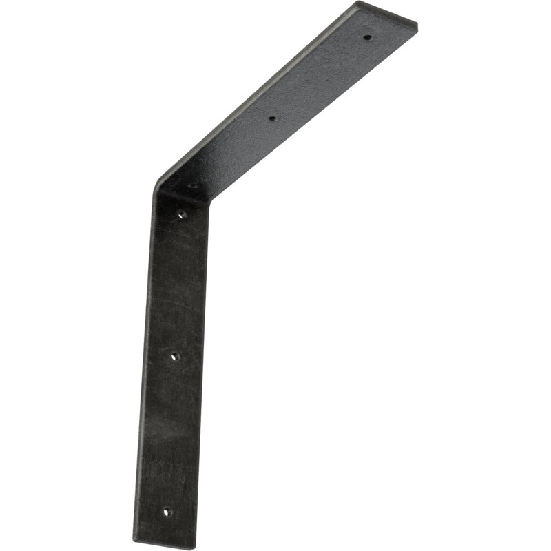 Support en acier Hamilton, Argent antique, H 12 po x l 2 po x P 12 po