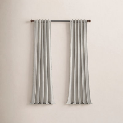 Bruno Semi Sheer Cotton Blend Curtain
