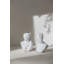 Statue buste en céramique blanche de 9 po de hauteur, sculpture de déesse transitionnelle, pour le salon, le vestibule, le bureau ou la pièce maîtresse