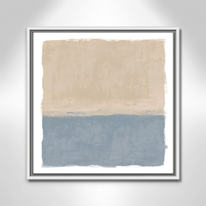 Beach Dreams II - Square Vesrion, reproduction par Natalie Carpentieri, H 17,5 po x l 17,5 po, Blanc