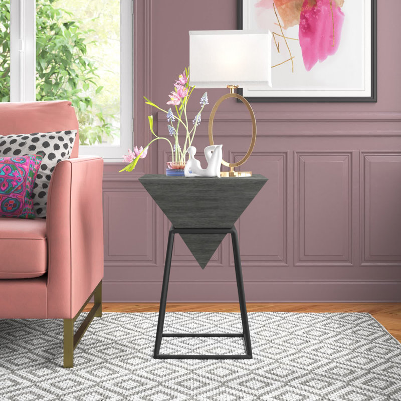  Table d'appoint Azier, Noir