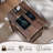 Nightstand  with Charging Station, w/Storage Space, with Groove Barn Door & Open Shelves for Bedroom-485516470