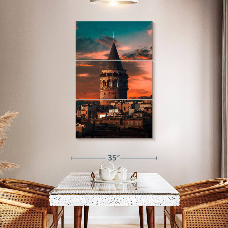 Masam Tower Of Galata, 50" H x 32" W