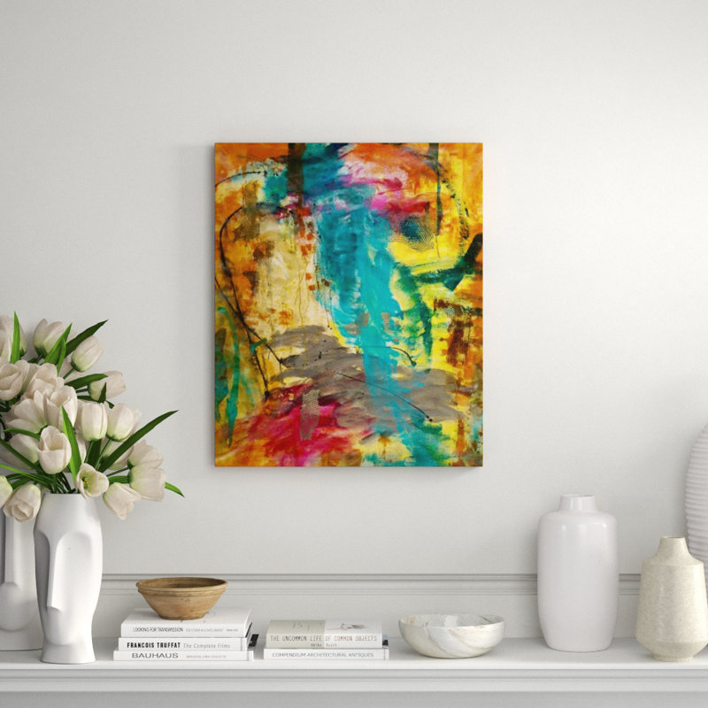 Pure Paradise Print by Ann Golumbuk, 44" H x 36" W, Image Brush Gel