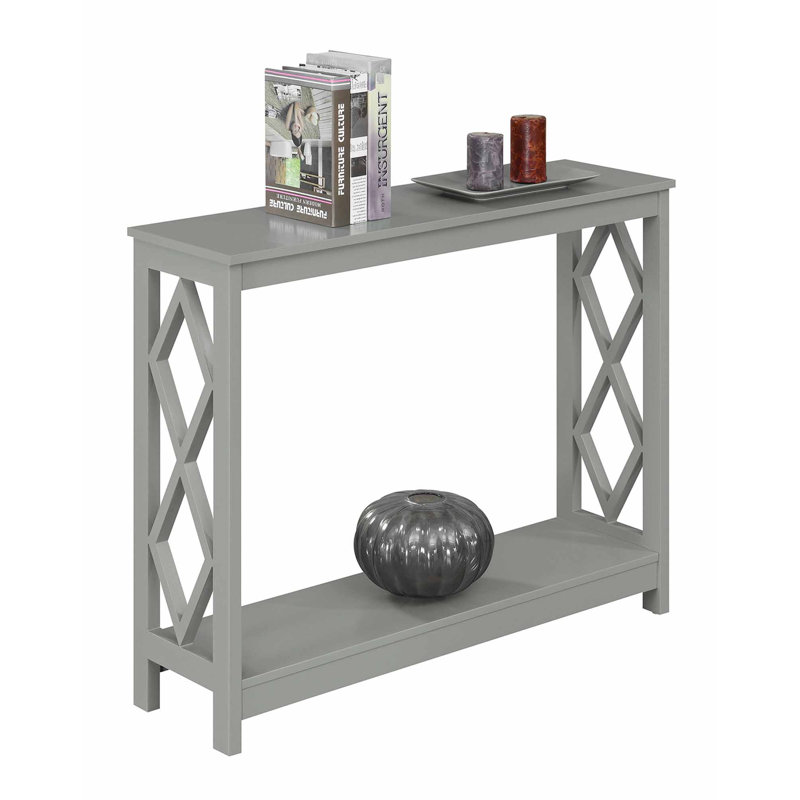 Dimson 40'' Console Table, Gray, 6.25" H x 43.75" W x 14.5" D