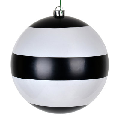 Ornement boule rayée