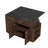 Kitchen Island with Storage Rolling Kitchen Island Cart with Drop Leaf Extension, Black Marble Top, Drawers, Spice Rack, Towel Bar, Mobile Kitchen Cart for Kitchen & Dining Room-717038757