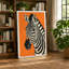 Zebra in Profile Graphic - Wrapped Canvas-1334229531-1334229530