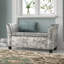 Kristian Velvet Upholstered Storage Bench-1246419959