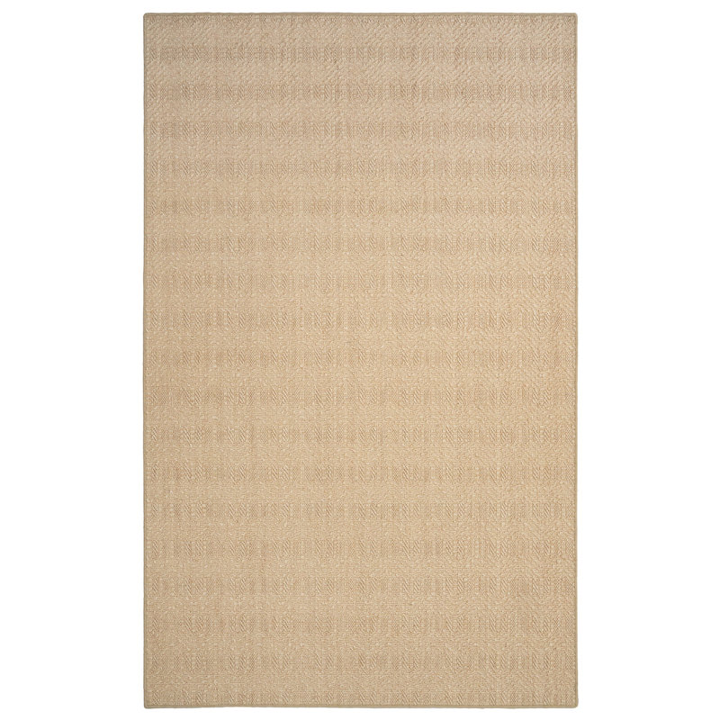Chenyu Jute/Sisal Geometric Indoor Rug, Rectangle 3' x 5'