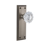 Grandeur Fifth Avenue Plate Pasage with Versailles Crystal Door Knob