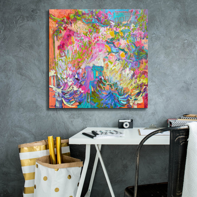  «A Tangerine Dream» par Dorothy Fagan, art mural sur toile, H 26 po x l 26 po