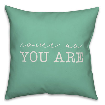  Coussin intérieur "Come as you are"