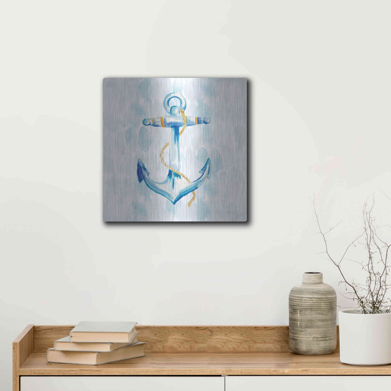 «Anchor Dots II» par Sue Schlabach, H 12 po x l 12 po