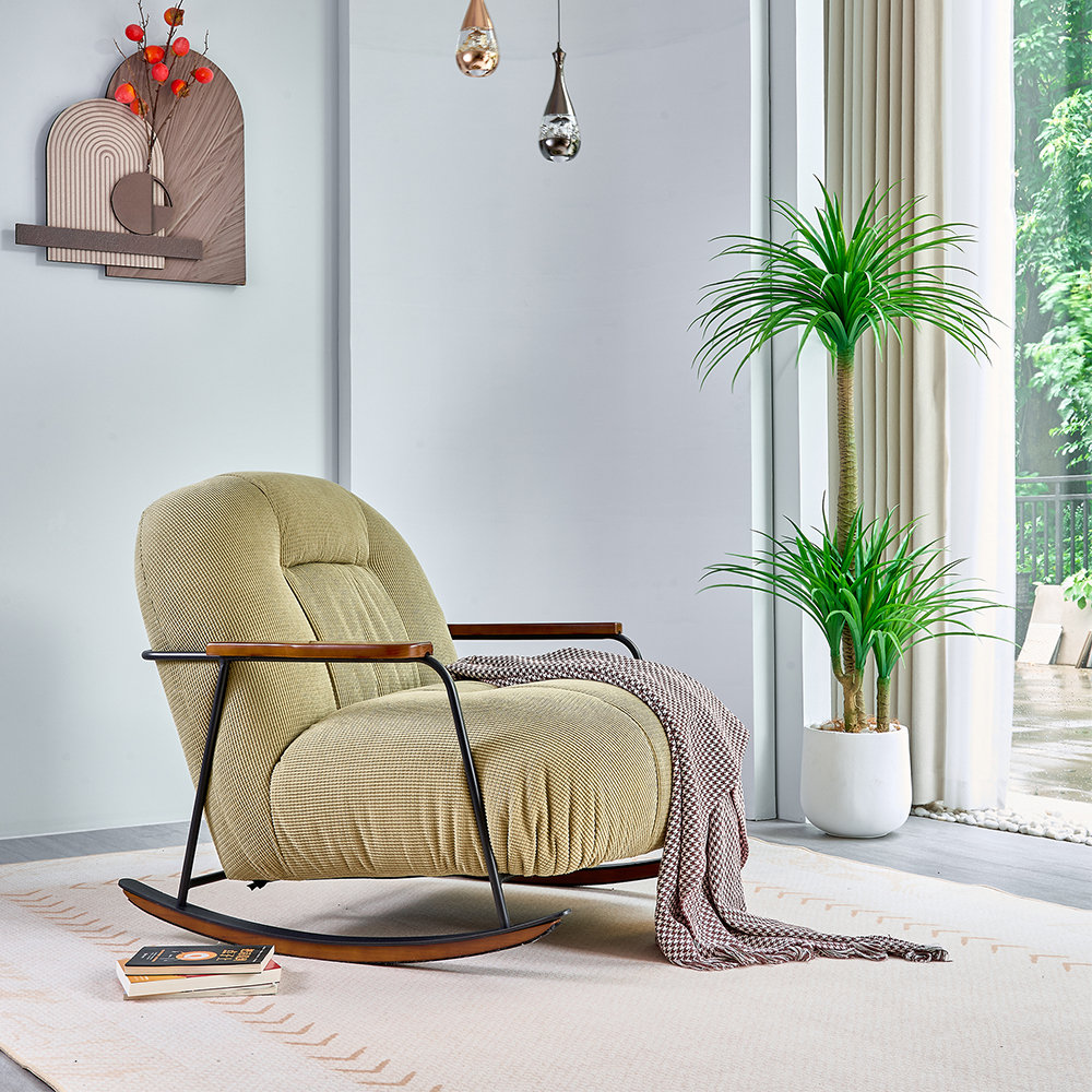 Hype Styled Fashion casual simple modern home rocking chair | Wayfair