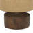 Wood Table Lamp with Shade-1145685380