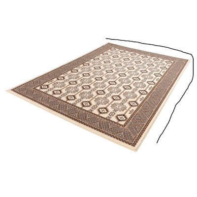 Luxury Floral Large Traditional Rugs Bedroom Living Room Hallway Door Mat