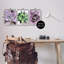 «Purple Sprouting Succulents Close Up», ensemble de 3 giclées encadrées par Lil 'Rue-1632164212-1632164203