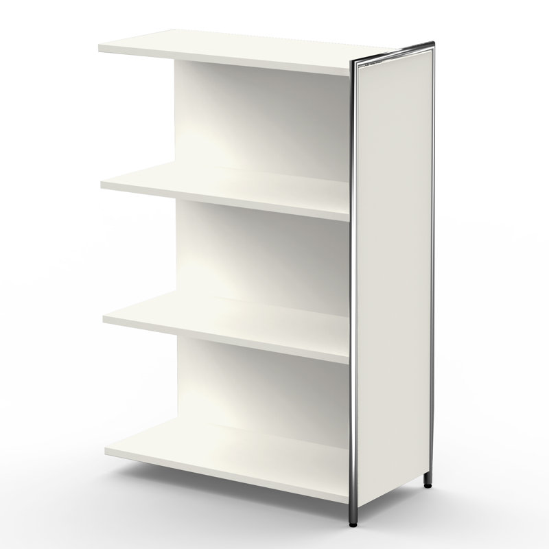 3 -Shelf, White