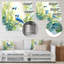Pastel Blue Jay perché sur une branche - oiseau, art mural en métal, reproduction d'art moderne en métal-74048879