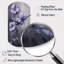 Horloge murale mauve violette de Kehleneck-1253037531