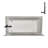 Streamline 60 in. x 30 in. Acrylic Right-Hand Drain Alcove Bathtub in Glossy White With External Drain-101699054