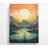 Mountains Of Joy - Single Picture Frame Print on Canvas-96395153