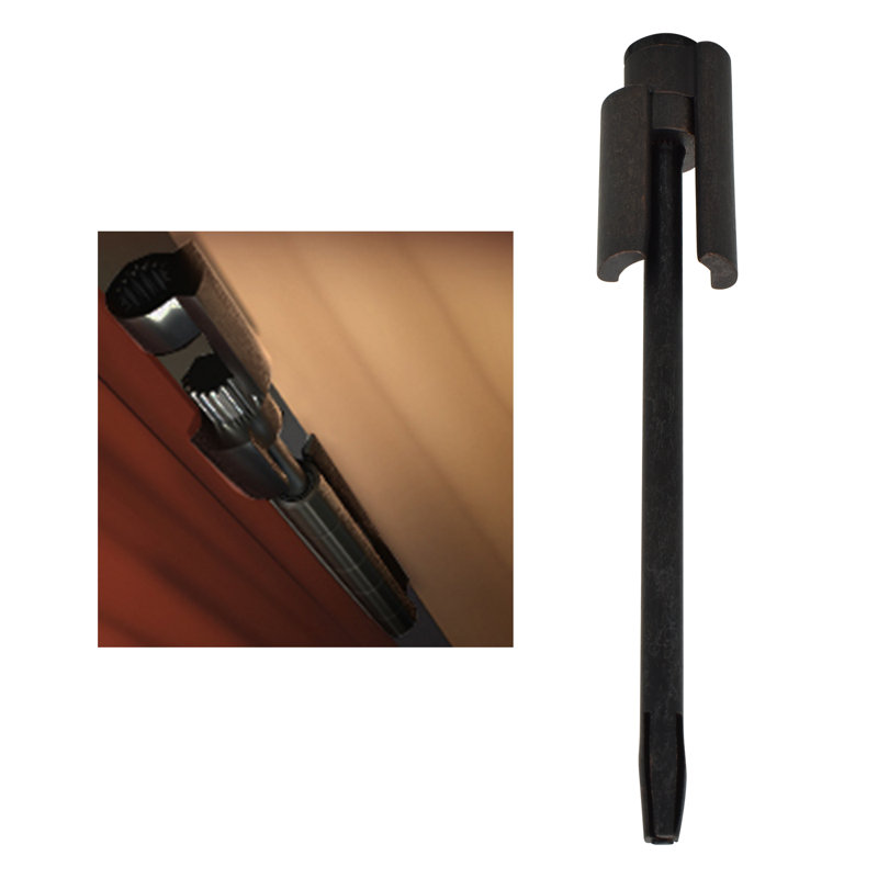 Door Saver II Steel Hinge Pin Stop, Oil Rubbed Bronze