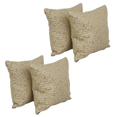 Coussins décoratifs 37 po x 17 po avec insertions (ensemble de 4)