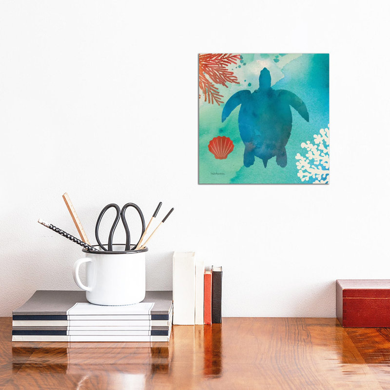 Under The Sea II by Studio Mousseau - Wrapped Canvas Print, 30.48 cm H x 30.48 cm W