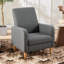Modern Upholstered Living Room Set With Wooden Legs & Convertible Backrest-145362530-145362533