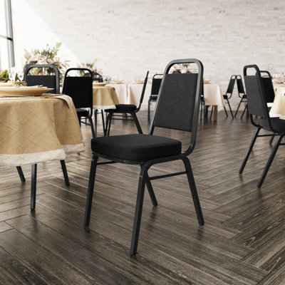 Amaya Trapezoidal Back Stacking Banquet Chair with 2.5" Thick Seat