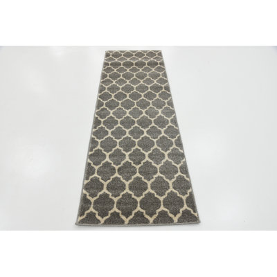 Molly Power Loom Dark Gray/Ivory Rug
