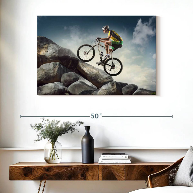 Mehar Cyclist Uphill, H 26 po x l 39 po