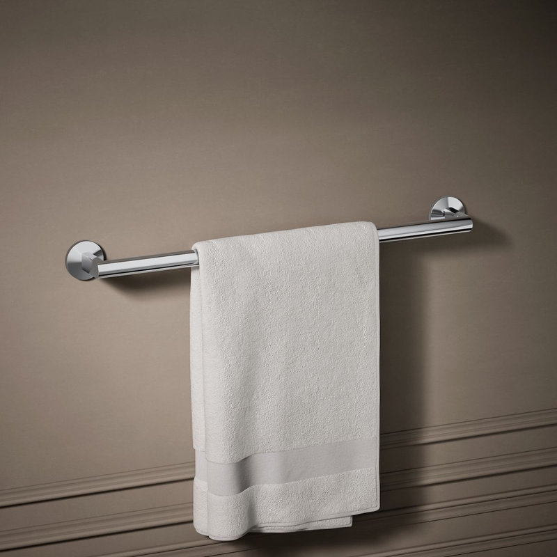 Components Towel Bar, Polished Chrome, 24"W
