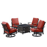 Mariacristina Outdoor 5 - Piece Conversation Set