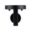 Appliquee à bras noir 1 lumières Patoka