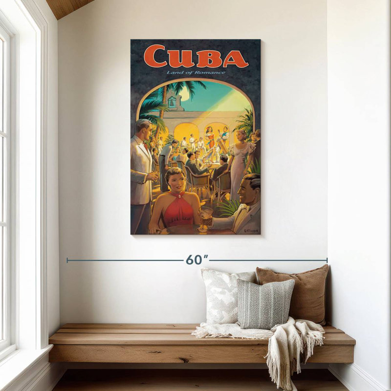 Aime Cuba, terre de romance, H 45 po x l 30 po