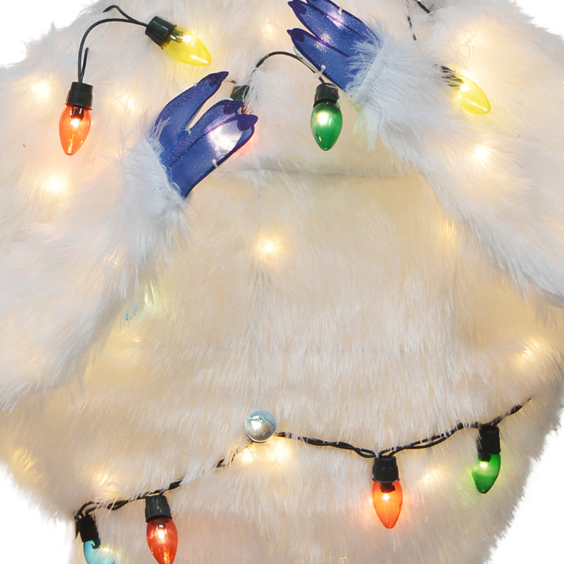 ProductWorks 48 Inch Bumble 3D LED Pre-Lit Holiday Yard Decor with Light Strand