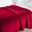 Couverture en molleton à double couche climatiseur de couleur unie Kondieu-130414101